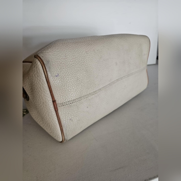 Dooney & Bourke Speedy Satchel Bag in cream leather - Picture 14 of 15